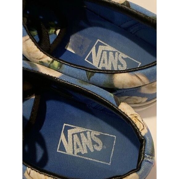 VANS Era Romantic Floral Shoes Sneakers Lapis Blue Women’s Sz 11.5, Men’s Sz 10 - Picture 14 of 14